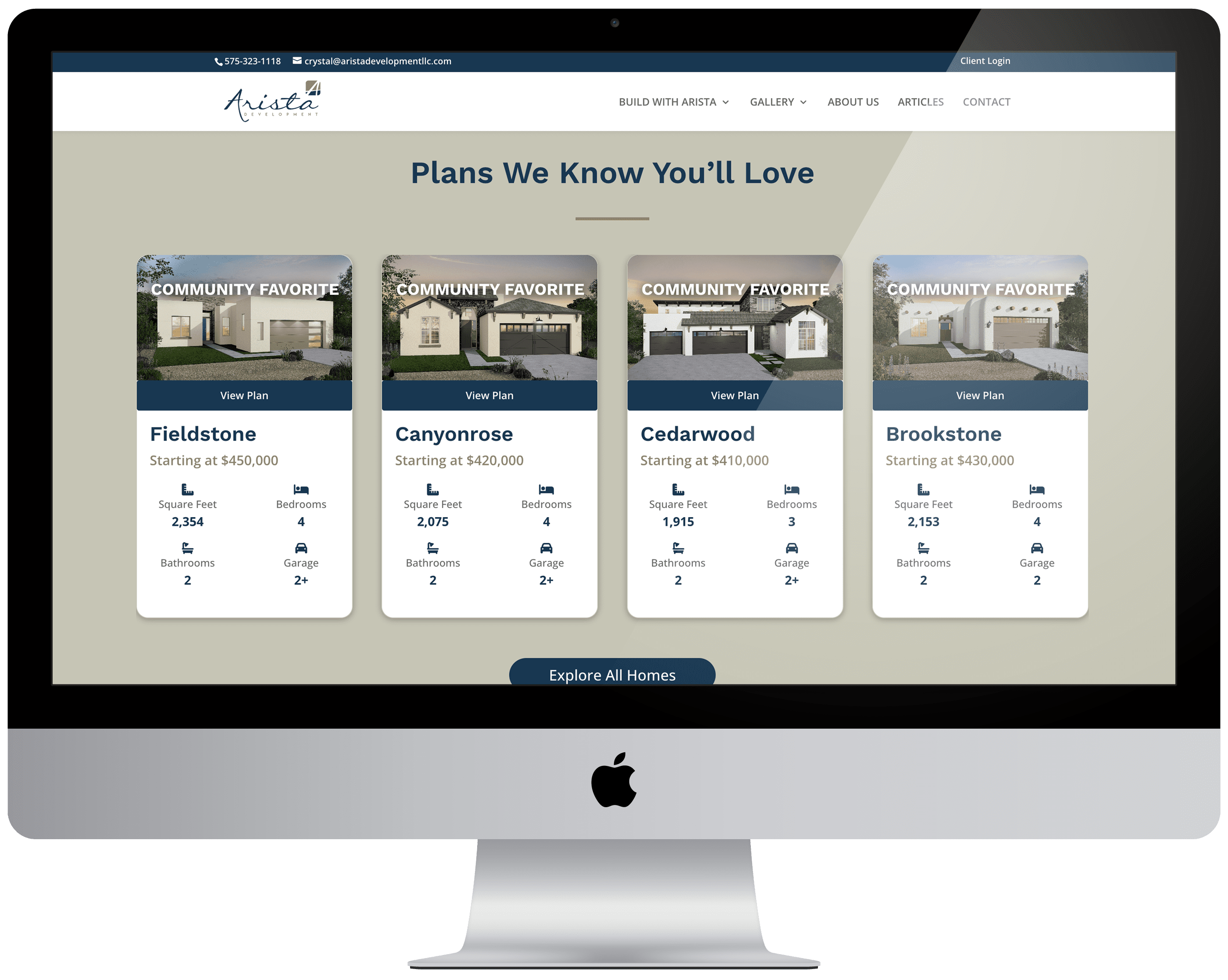 Construction Industry Websites Arista Development Web Design