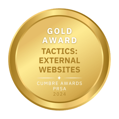 PRSA Cumbre Award - Best Website Design